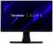 Un moniteur d'ordinateur de la marque 'ViewSonic ELITE', affiche un écran avec un motif bleu-noir.