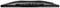 Vue arrière d'un moniteur avec plusieurs ports, notamment HDMI, DisplayPort et ports USB, soulignant la connectivité.
