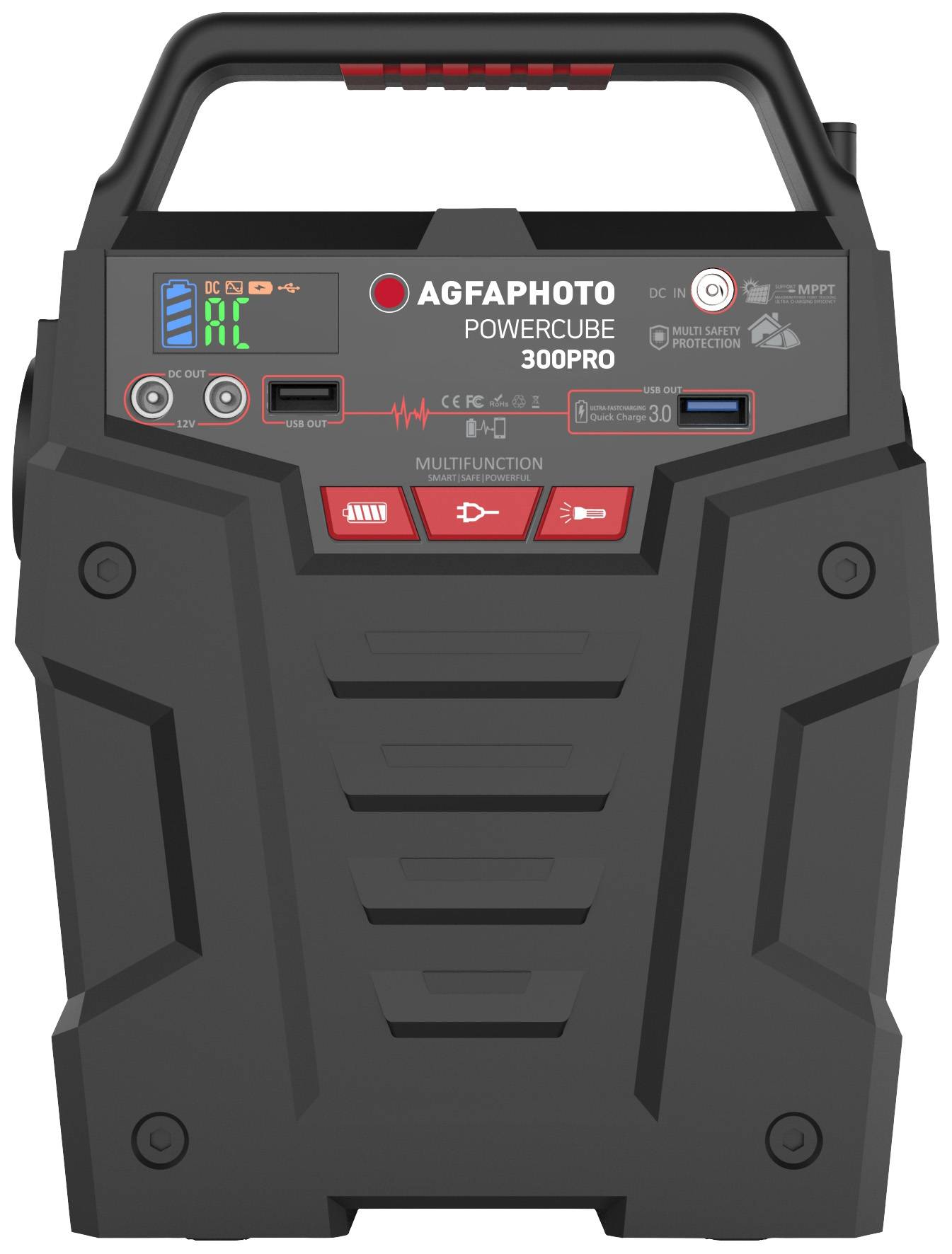 AgfaPhoto PPS300Pro Batterie externe Li-Ion noir sans régulateur de charge-1