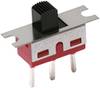 C & K Switches 1201M2S3V3QE2 Interrupteur à glissière 120 V 6 A 2 x On/On 1 pc(s) Bulk