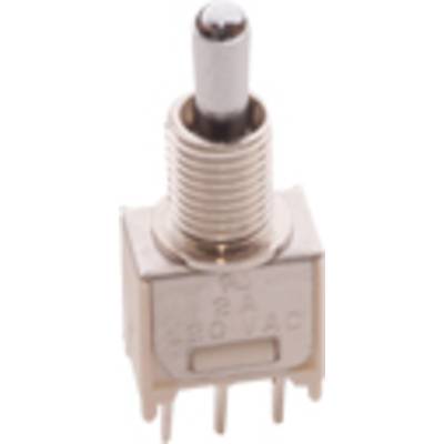 C & K Switches  Interrupteur à levier 120 V/AC, 28 V/DC 3 A 1 x On/On   1 pc(s) Bulk