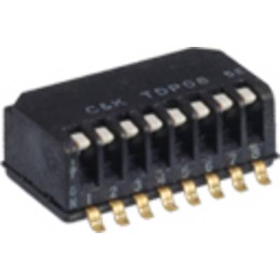 C & K Switches  Interrupteur DIP Nombre de pôles (num) 6  1 pc(s) Tape