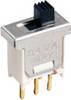 C & K Switches TS01AQE Interrupteur à glissière 120 V 3 A 1 x On/On 1 pc(s) Bulk