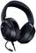 Un casque noir Over-Ear avec microphone intégré, adapté pour le gaming ou la lecture audio.