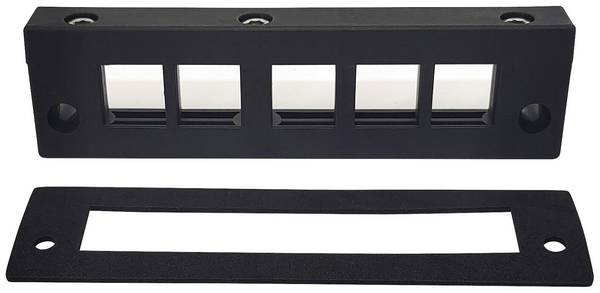TRU COMPONENTS DVK-W5 Barrette d'entrée de câble Ø max. des bornes 16 mm Polyamide noir 1 pc(s)
