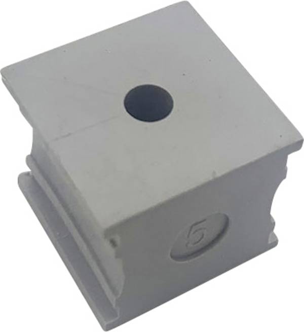 TRU COMPONENTS ELT 5 Passe-câbles fendu Ø max. des bornes 6 mm Elastomère gris 1 pc(s)