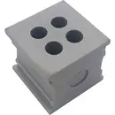 TRU COMPONENTS ELT 4/5 Passe-câbles fendu Ø max. des bornes 5 mm Elastomère gris 1 pc(s)
