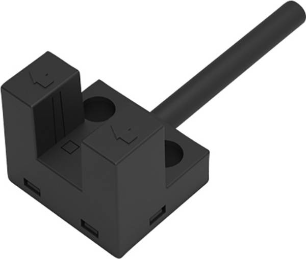 TRU COMPONENTS Barrière lumineuse à fourche SK-205NA-W TC-10329316 type L commutation en réception, commutation sans réception 5 - 24 V/DC 1 pc(s)