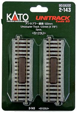 (H0) Kato Unitrack 2-143 Rail dételeur 123 mm 2 pc(s)