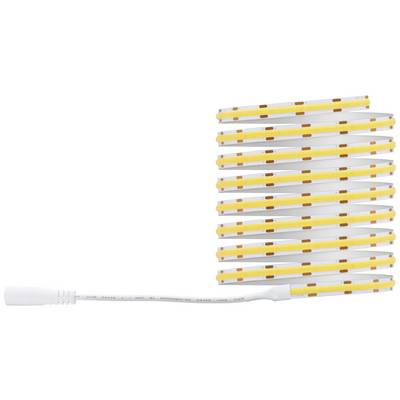 Bande LED avec câble de connexion, pour l'éclairage ou la décoration. Disposition en structure simple pour une répartition uniforme de la lumière.