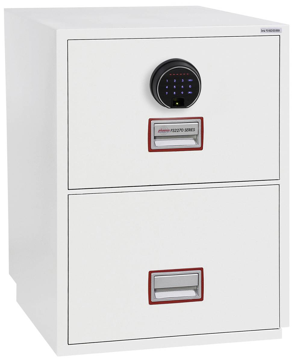 Phoenix FS2272F WORLD CLASS FIRE FILE FS2270 Coffre-fort protégé contre l'incendie serrure à empreinte digitale