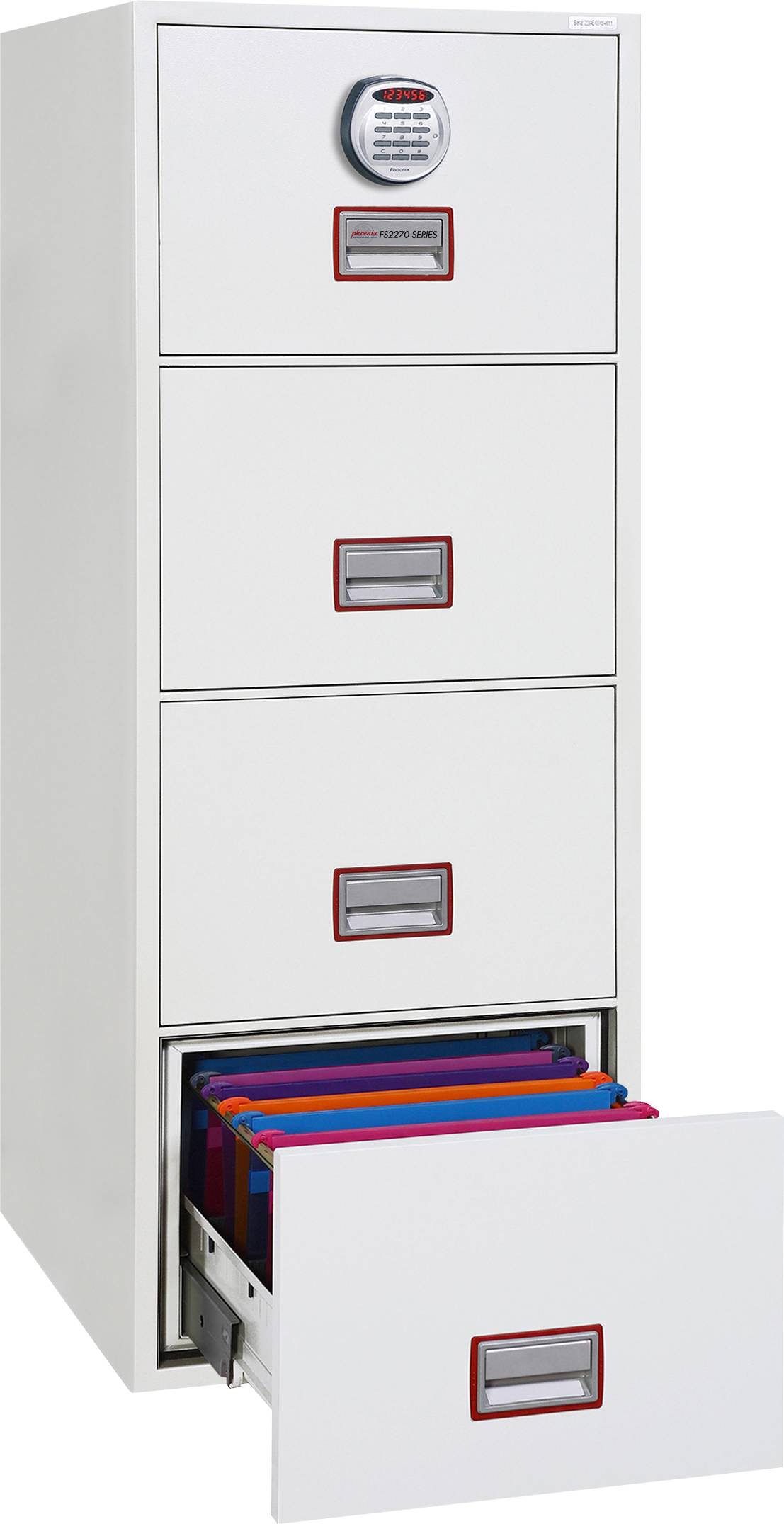 Phoenix FS2274F WORLD CLASS FIRE FILE FS2270 Coffre-fort protégé contre l'incendie serrure à empreinte digitale