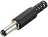 TRU COMPONENTS Elément de liaison pour courant faible mâle, droit 5.5 mm 2.1 mm 1 pc(s)