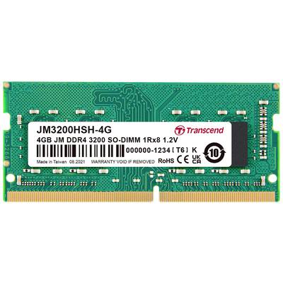 Transcend JetRAM Module mémoire pour PC portable  DDR4 4 GB 1 x 4 GB non-CEE 3200 MHz SO-DIMM 260 broches CL22 JM3200HSH