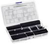 Quadrios 201711CA002 Assortiment de gaines thermorétractables noir Taux de retreint:3:1 1 set