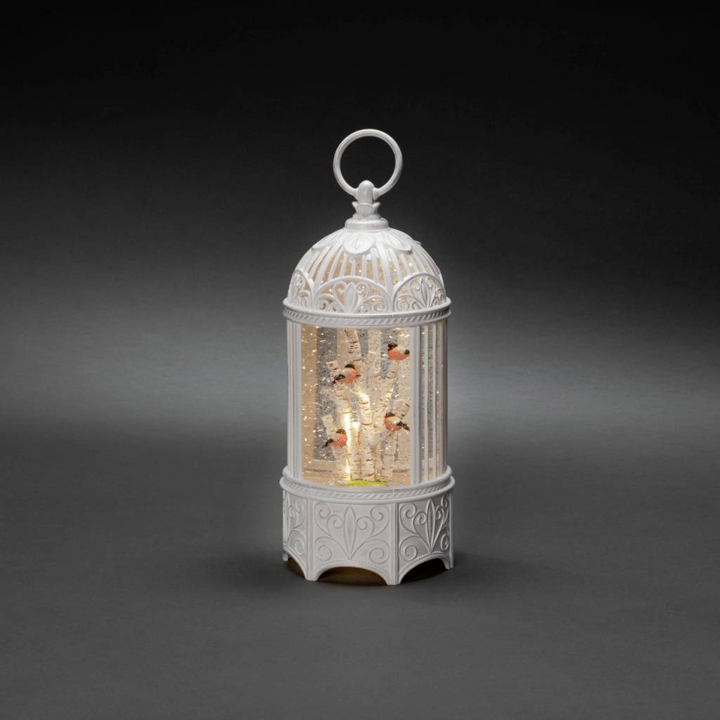 Konstsmide 4284-200 Lanterne à LED oiseau blanc chaud LED blanc rempli d'eau, minuteur-1