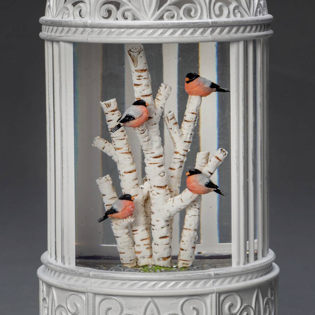 Konstsmide 4284-200 Lanterne à LED oiseau blanc chaud LED blanc rempli d'eau, minuteur-2