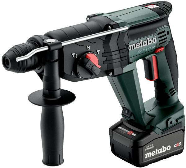 Metabo KH 18 LTX 24 SDS-Plus-Marteau perforateur-burineur sans fil 18 V 4.0 Ah