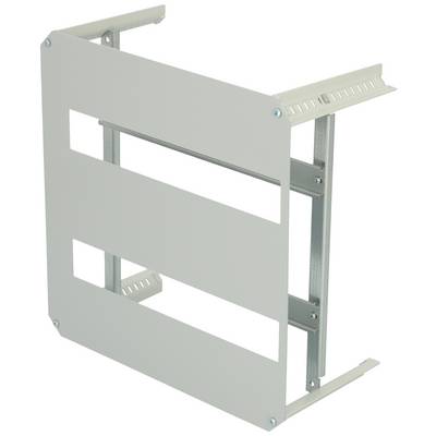 Support métallique de montage mural, adapté pour la fixation d'appareils ou d'installations.