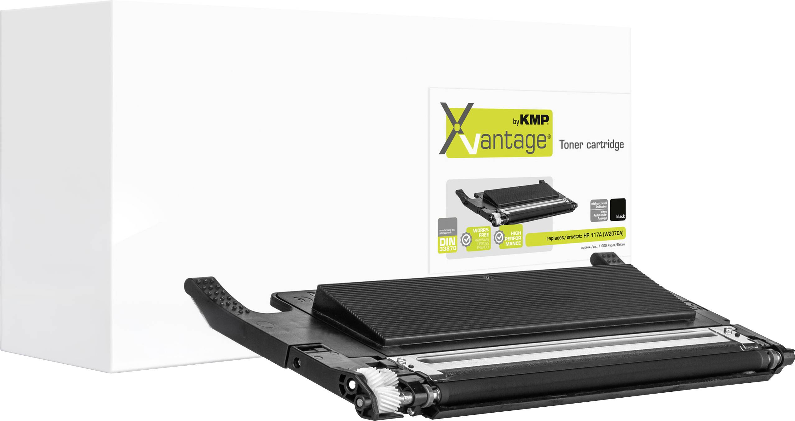 KMP Toner remplace HP 117A (W2070A) compatible noir 1000 pages H-T259 2555,0080