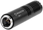 Microphone directionnel électret MONACOR VM-1 pour caméras GoPro et vidéo, noir