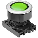 TRU COMPONENTS TC-10343976 S3PFU-P3G Bouton-poussoir bouton vert (transparent) 1 pc(s)