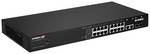Switch Smart Web Gigabit PoE+ long Range Edimax 18 ports, 280 W, avec 2 ports combo RJ45/SFP Gigabit, écran LED