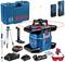 Ensemble de laser rotatif : Comprend un appareil laser, un chargeur, un trépied, des accessoires et une valise de transport. Adapté pour des travaux de mesure précis.