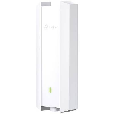 Point d'accès WiFi TP-Link blanc, vertical, avec un indicateur LED à l'avant, adapté pour un montage mural.