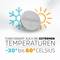 Une cellule de batterie est placée entre un symbole de flocon de neige et un symbole de soleil. Texte : 'Fonctionne également à des températures extrêmes de -30 à 60 degrés Celsius'.