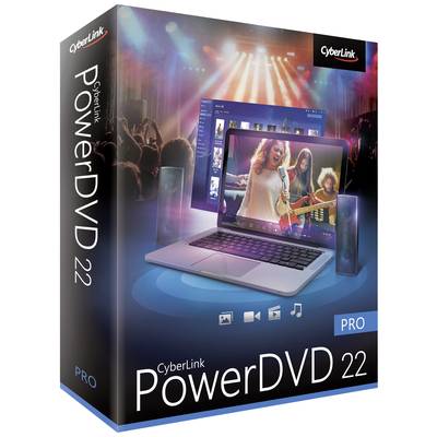 Cyberlink PowerDVD 22 Pro version complète, 1 licence Windows Montage vidéo