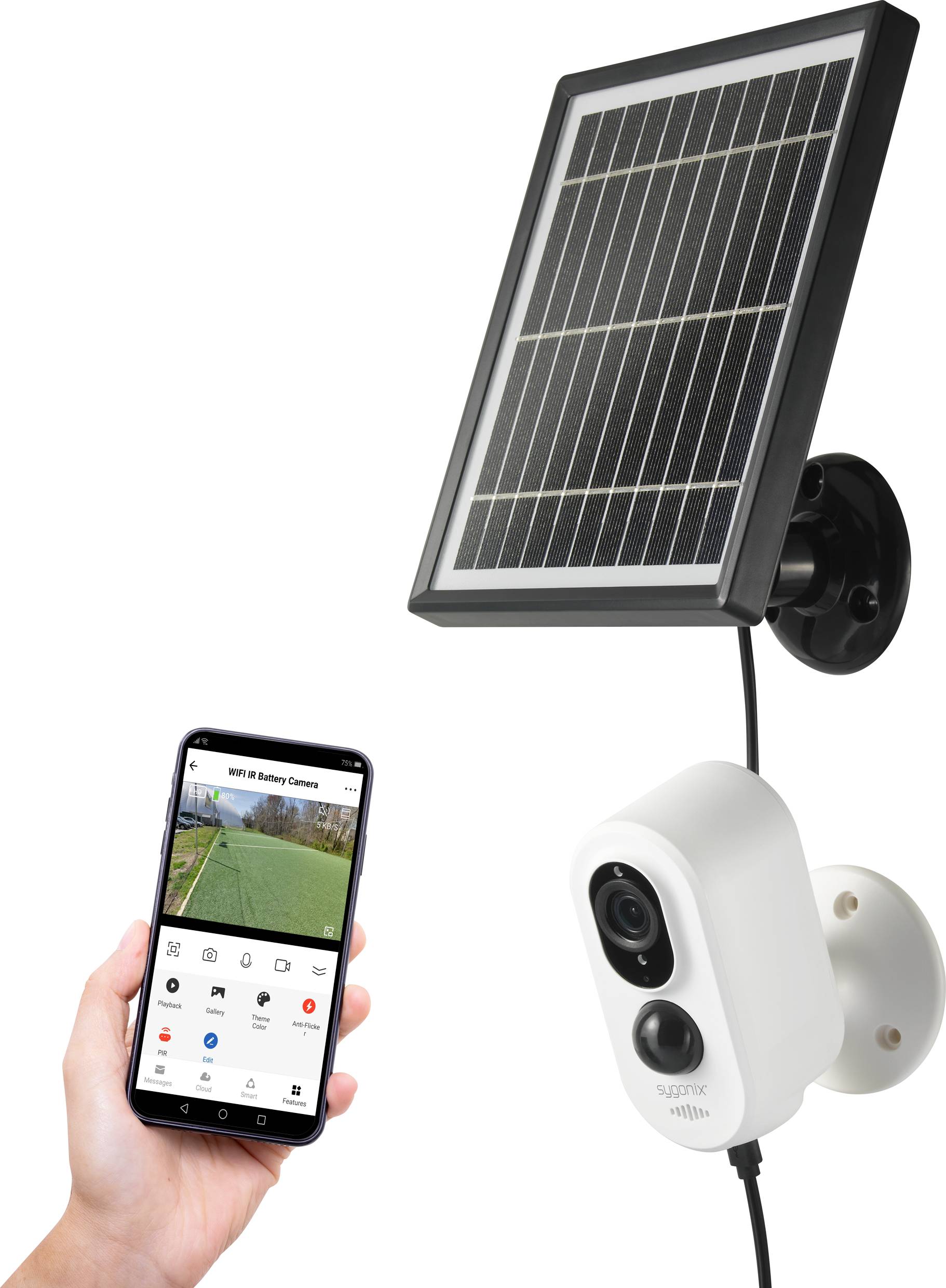 Caméra de surveillance Sygonix SY-5177732 Wi-Fi IP 1920 x 1080 pixels