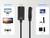 'Câble HDMI pour connexions : À gauche, périphériques d'entrée (moniteur, HDTV, projecteur), à droite, périphériques de sortie (MacBook, PS5, Apple TV).'