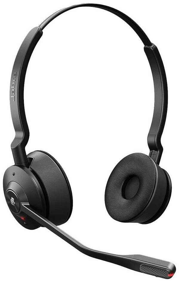 Jabra Engage 55 Micro-casque supra-auriculaire DECT Stereo noir volume réglable, mise en sourdine du microphone téléphone