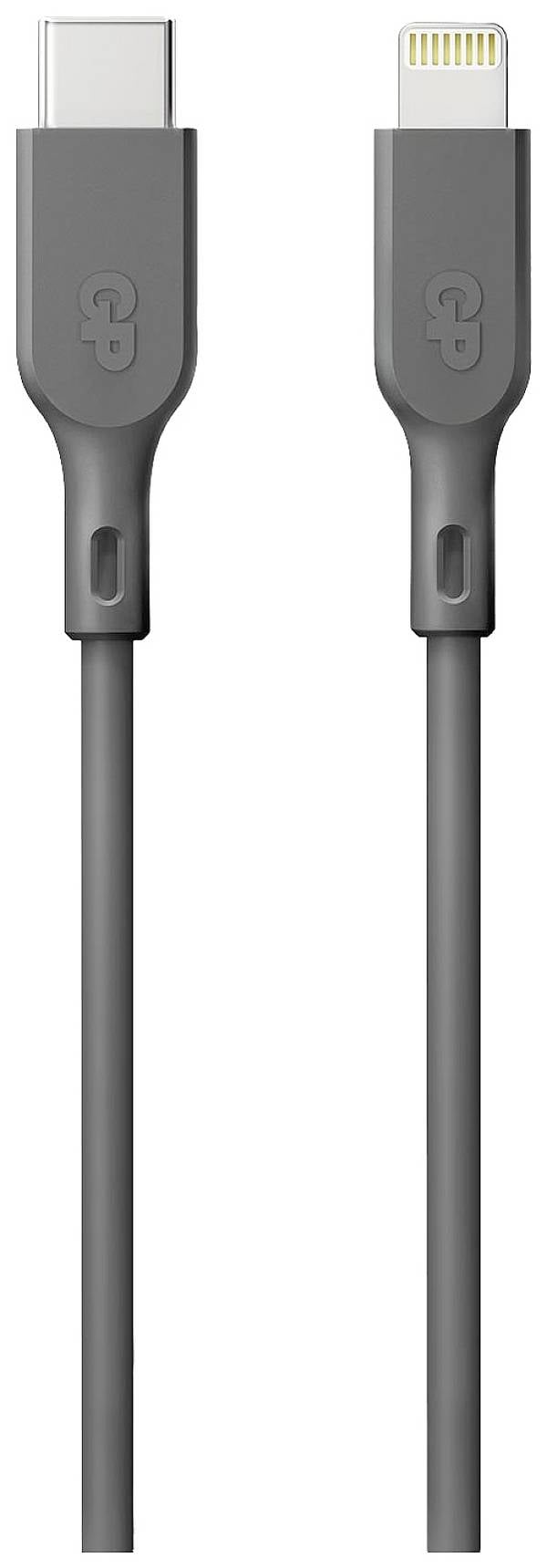 GP Câble de charge USB USB 2.0 USB-C® mâle, Connecteur Lightning 1.00 m gris GPCBCL1PGYUSB221