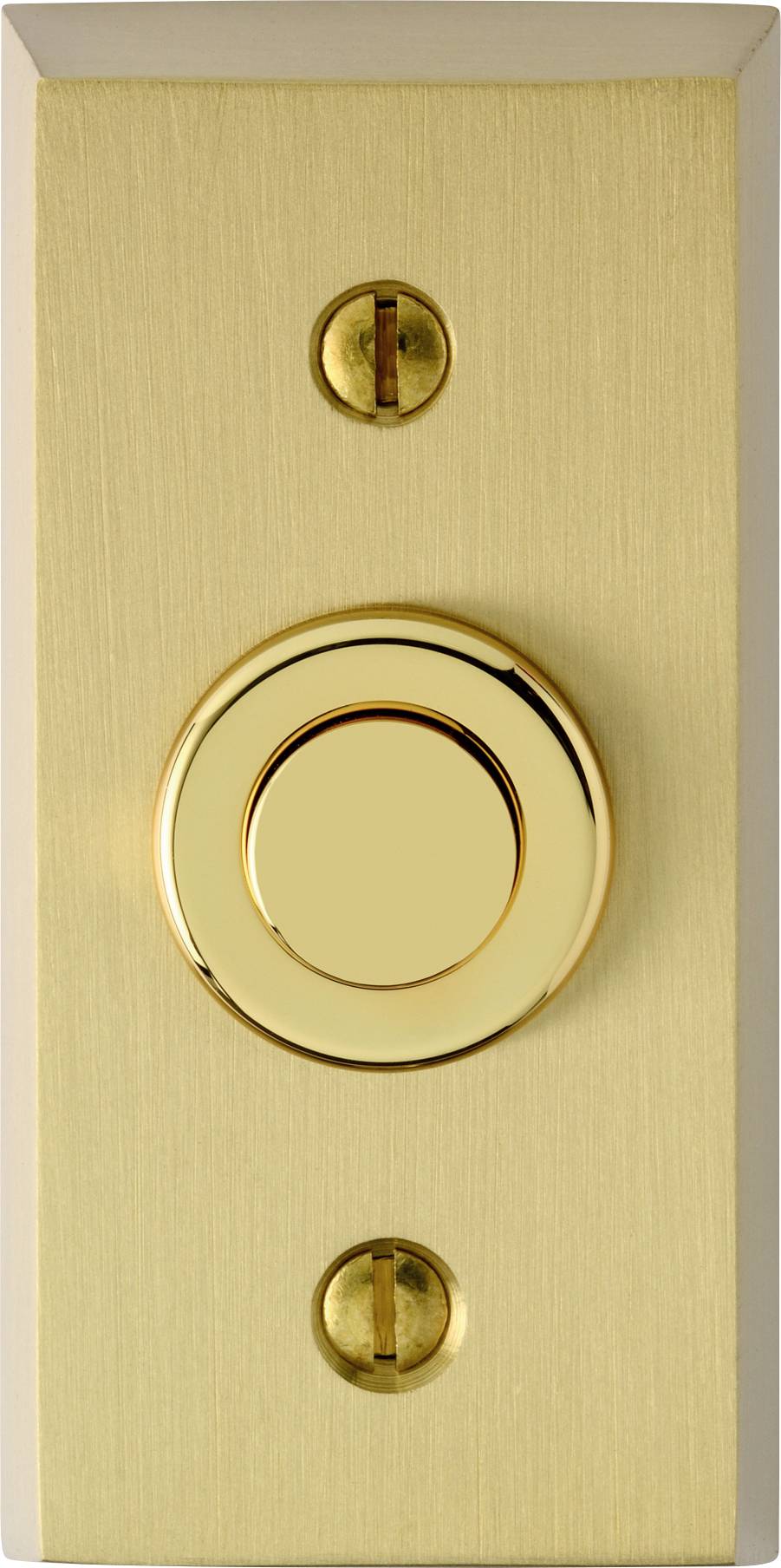 Grothe 55595 Bouton de sonnette laiton (brossé)