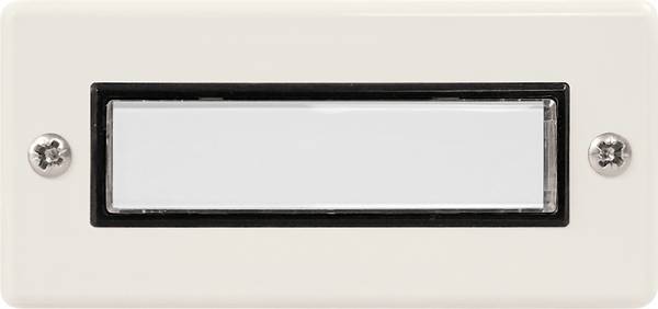 Grothe 55631 Plaque de sonnette   blanc
