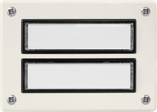 Grothe 55632 Plaque de sonnette   blanc