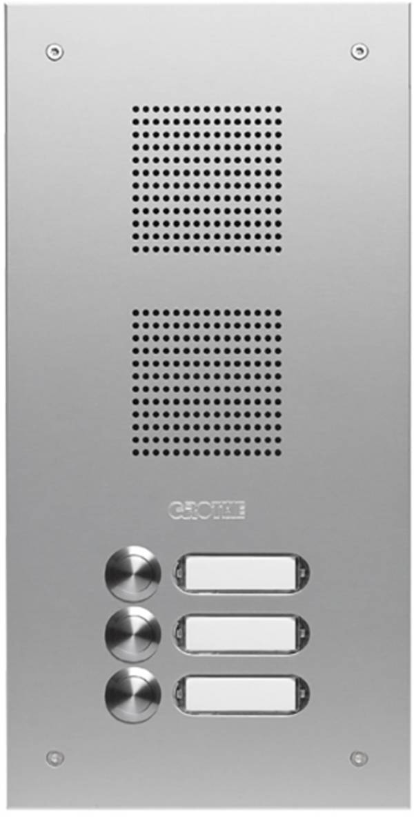Grothe  TS 787 1-3    Interphone    Station extérieure    argent