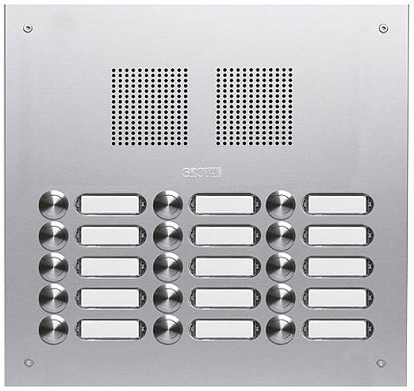 Grothe  TS 787 3-5    Interphone    Station extérieure    argent