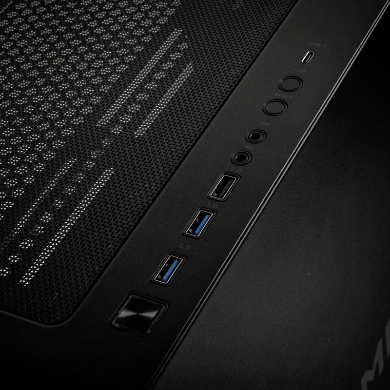 Kolink Observatory Y AMD SE ARGB, Midi Tower, PC, Noir, Transparent, ATX, EATX, ITX, micro ATX, Plastique, Acier, Verre-8