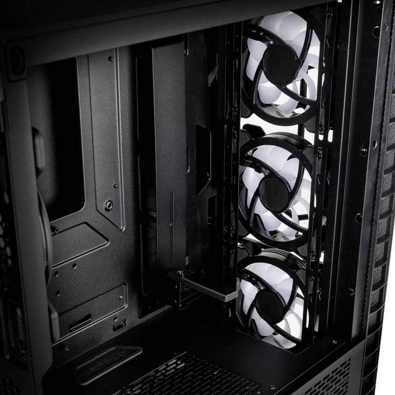 Kolink Observatory Y AMD SE ARGB, Midi Tower, PC, Noir, Transparent, ATX, EATX, ITX, micro ATX, Plastique, Acier, Verre-9