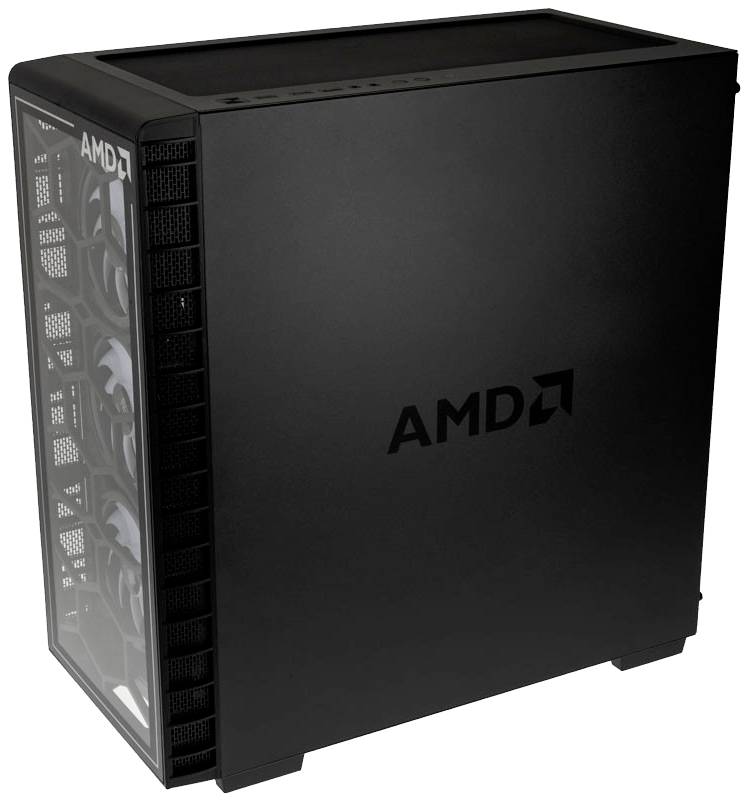 Kolink Observatory Y AMD SE ARGB, Midi Tower, PC, Noir, Transparent, ATX, EATX, ITX, micro ATX, Plastique, Acier, Verre-2