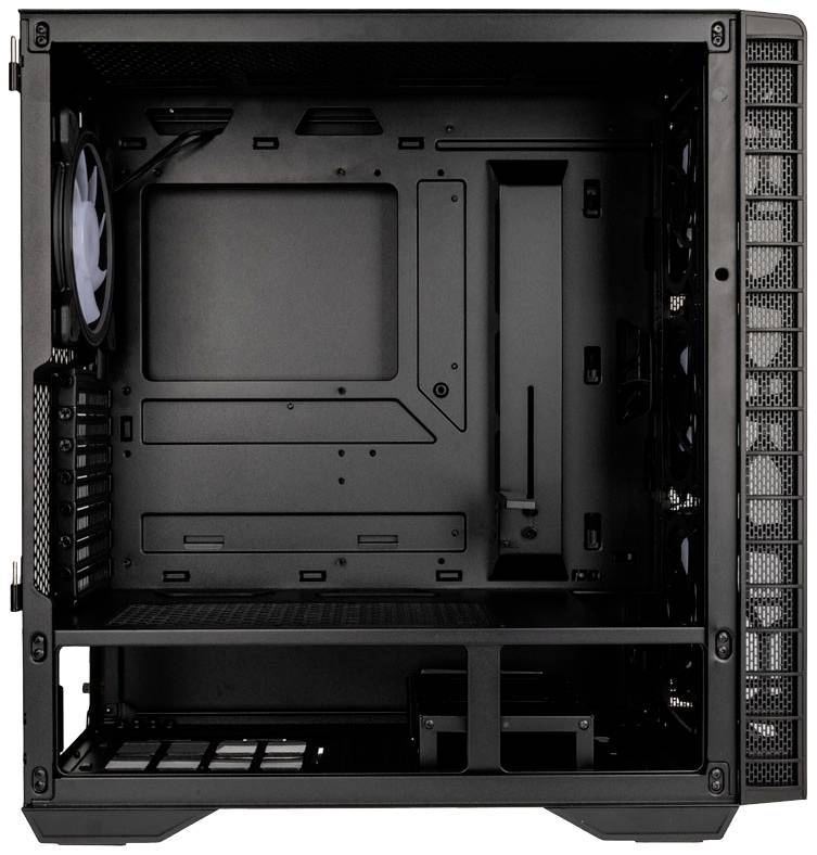 Kolink Observatory Y AMD SE ARGB, Midi Tower, PC, Noir, Transparent, ATX, EATX, ITX, micro ATX, Plastique, Acier, Verre-4