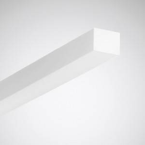 Une poutre blanche, parallélépipédique, devant un arrière-plan neutre.