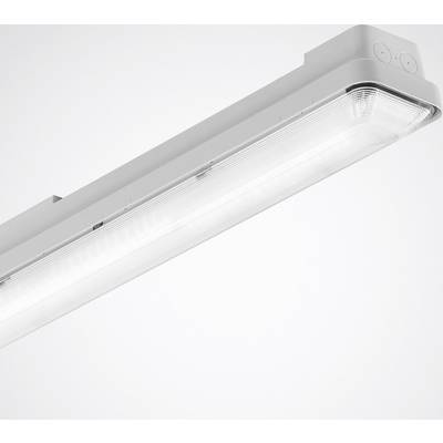 Plafonnier LED blanc au design moderne, éclairage puissant. Idéal pour bureaux ou espaces de travail.