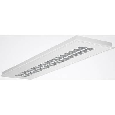 Un luminaire rectangulaire composé de plusieurs cellules lumineuses carrées, réparties uniformément et émettant de la lumière vers le bas.