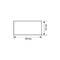 Rectangle de 290 mm de largeur et 145 mm de hauteur, avec lignes de cotes.