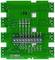 Circuit imprimé électronique vert, portant l'inscription 'SSS SIEDLE GR4 Taster CL-02', avec plusieurs connexions et boutons.