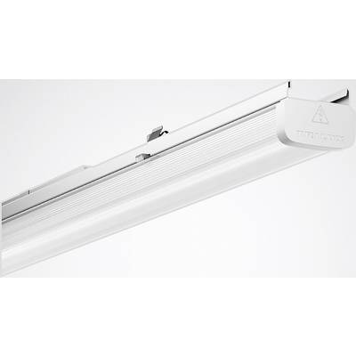 Une barre lumineuse LED blanche avec une surface structurée, montée sur un support. Idéale pour les applications d'éclairage modernes.
